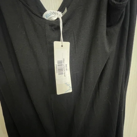 Bluivy Black Strappy Jumpsuit Romper Size Small NWT - Picture 7 of 7